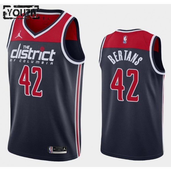 Washington Wizards Trikot Davis Bertans 42 2020-2021 Jordan Brand Statement Edition Swingman - Kinder